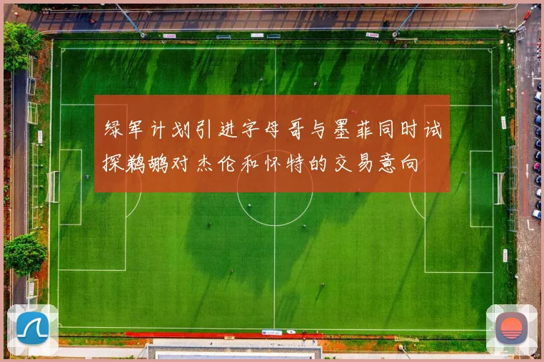 绿军计划引进字母哥与墨菲同时试探鹈鹕对杰伦和怀特的交易意向